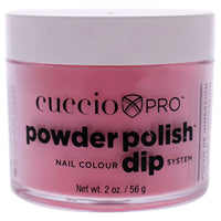Cuccio Colour Pro Powder Polish Nail Colour Dip System - Passionate Pink