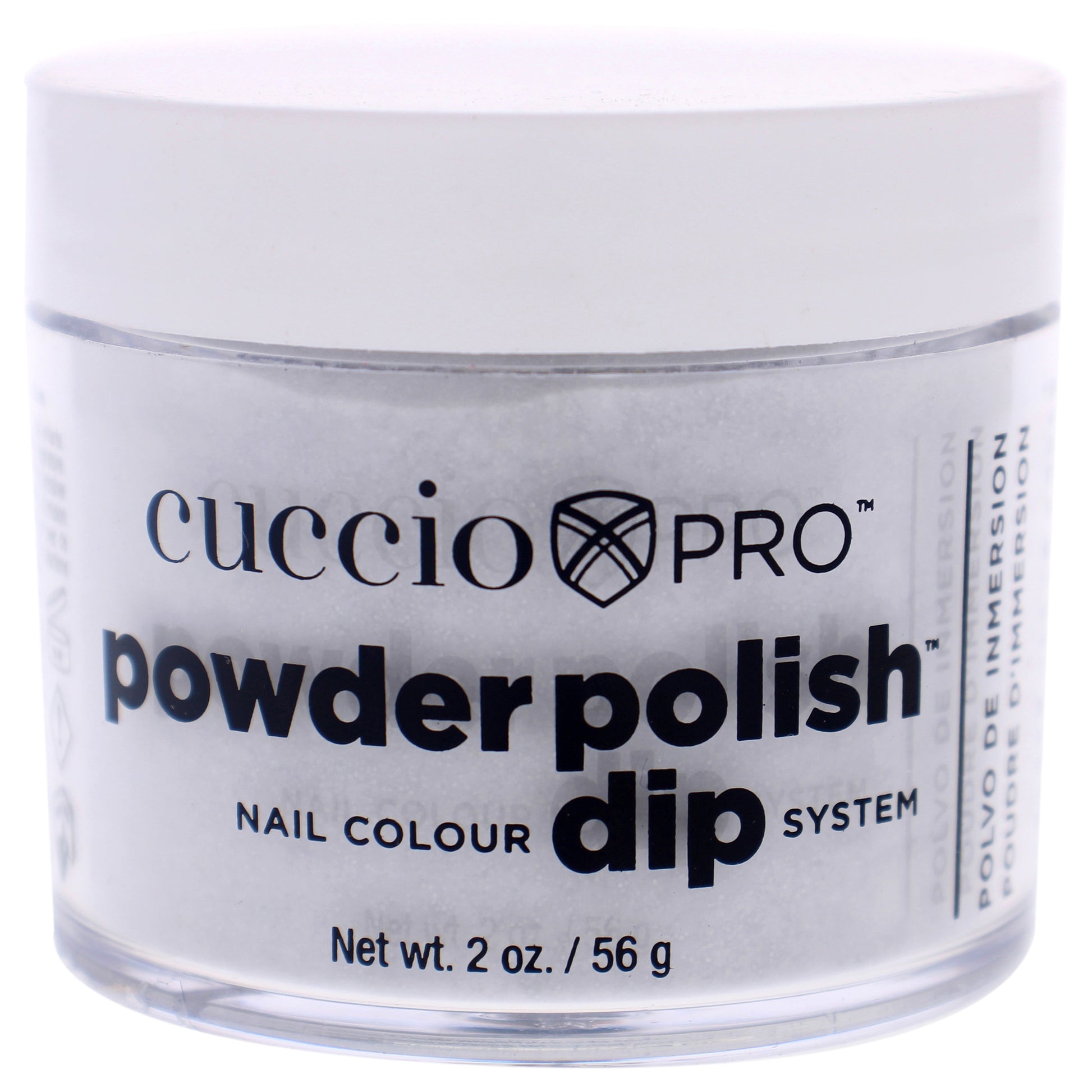 Cuccio Colour Pro Powder Polish Nail Colour Dip System - Platinum Silver Glitter