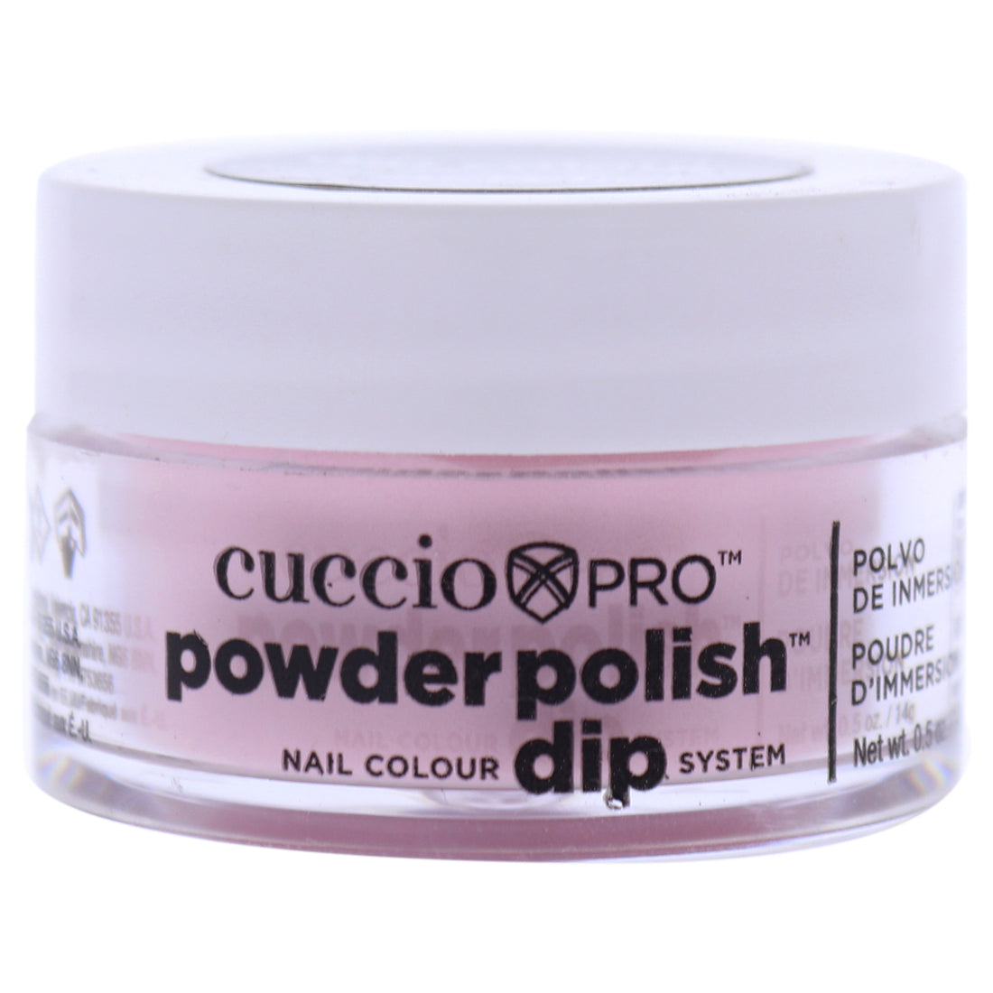 Cuccio Colour Pro Powder Polish Nail Colour Dip System - Rose Petal Pink