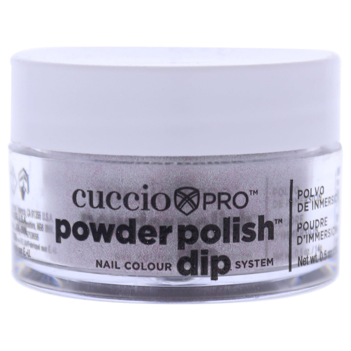 Pro Powder Polish Nail Colour Dip System - Silver With Ba
