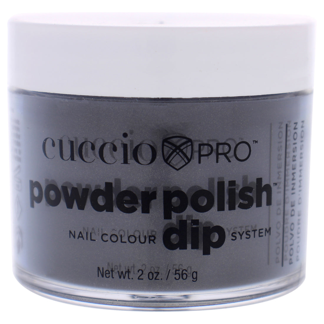 Cuccio Colour Pro Powder Polish Nail Colour Dip System - Silver With Grey Undertones