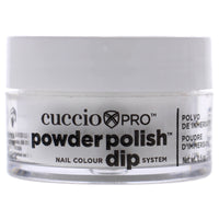Pro Powder Polish Nail Colour Dip System - White With Silver Mica