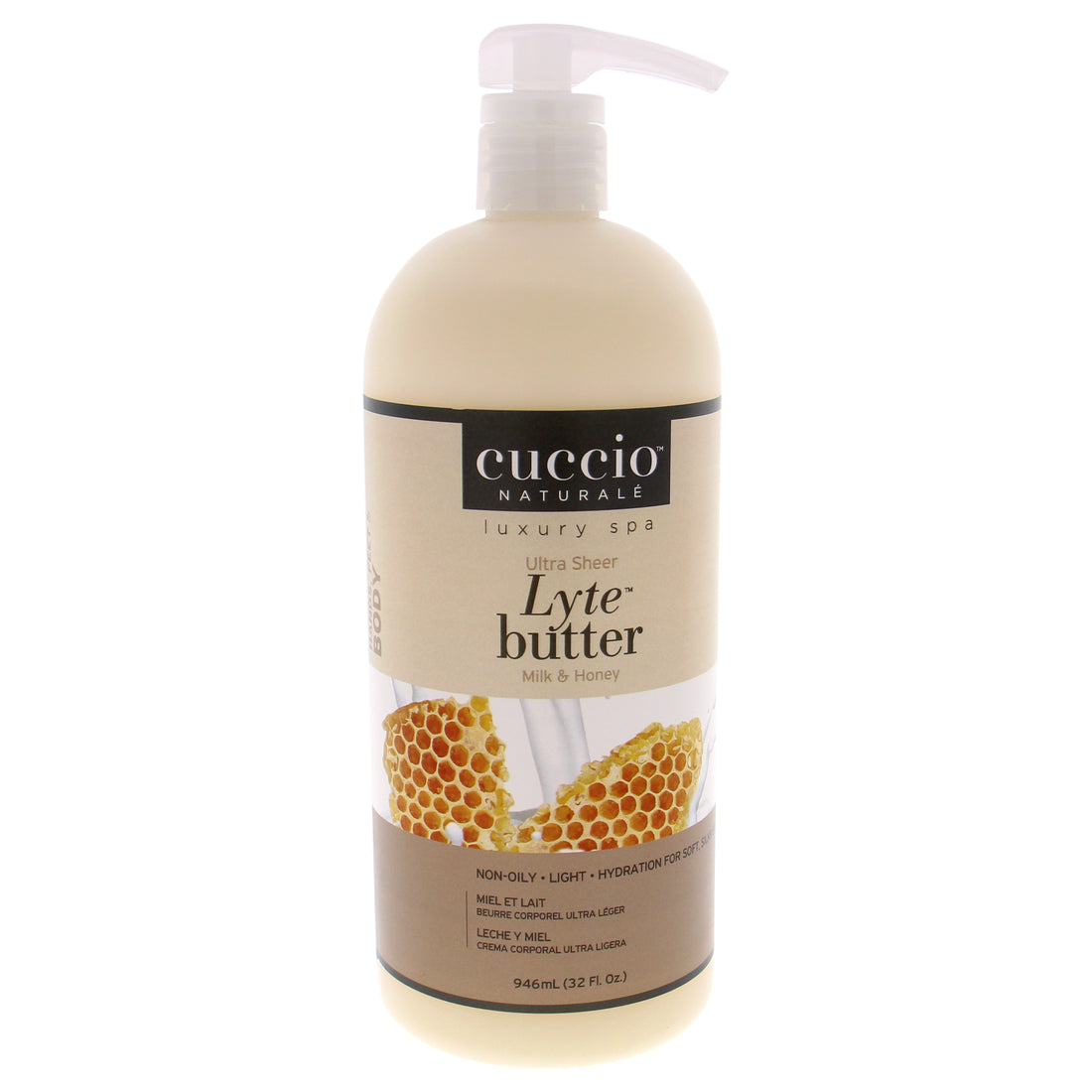 Cuccio Naturale Ultra Sheer Lyte Butter - Milk and Honey