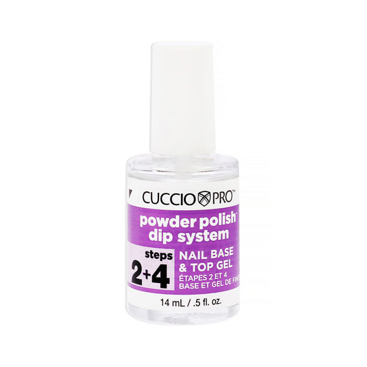 Pro Powder Polish Dip System Nail Base and Top Gel - Step 2 and 4