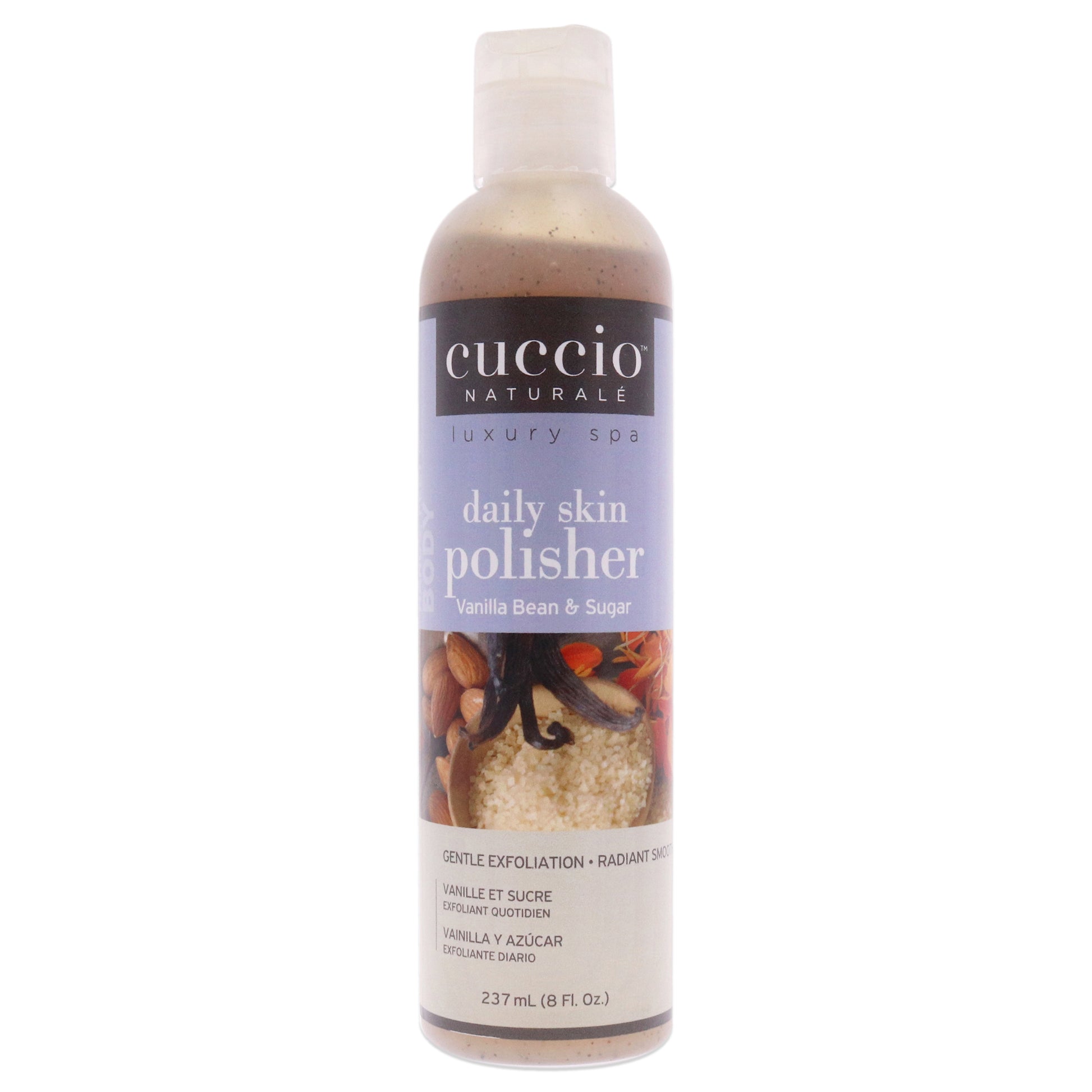 Cuccio Naturale Luxury Spa Daily Skin Polisher - Vanilla Bean and Sugar