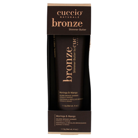 Bronze Shimmer Butter - Moringa and Mango by Cuccio Naturale for Women - 4 oz Bronzer