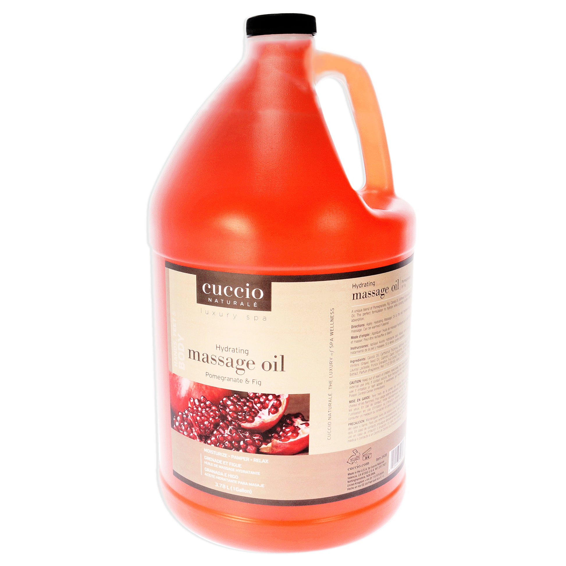 Luxury Spa Hydrating Massage Oil - Pomegranate and Fig