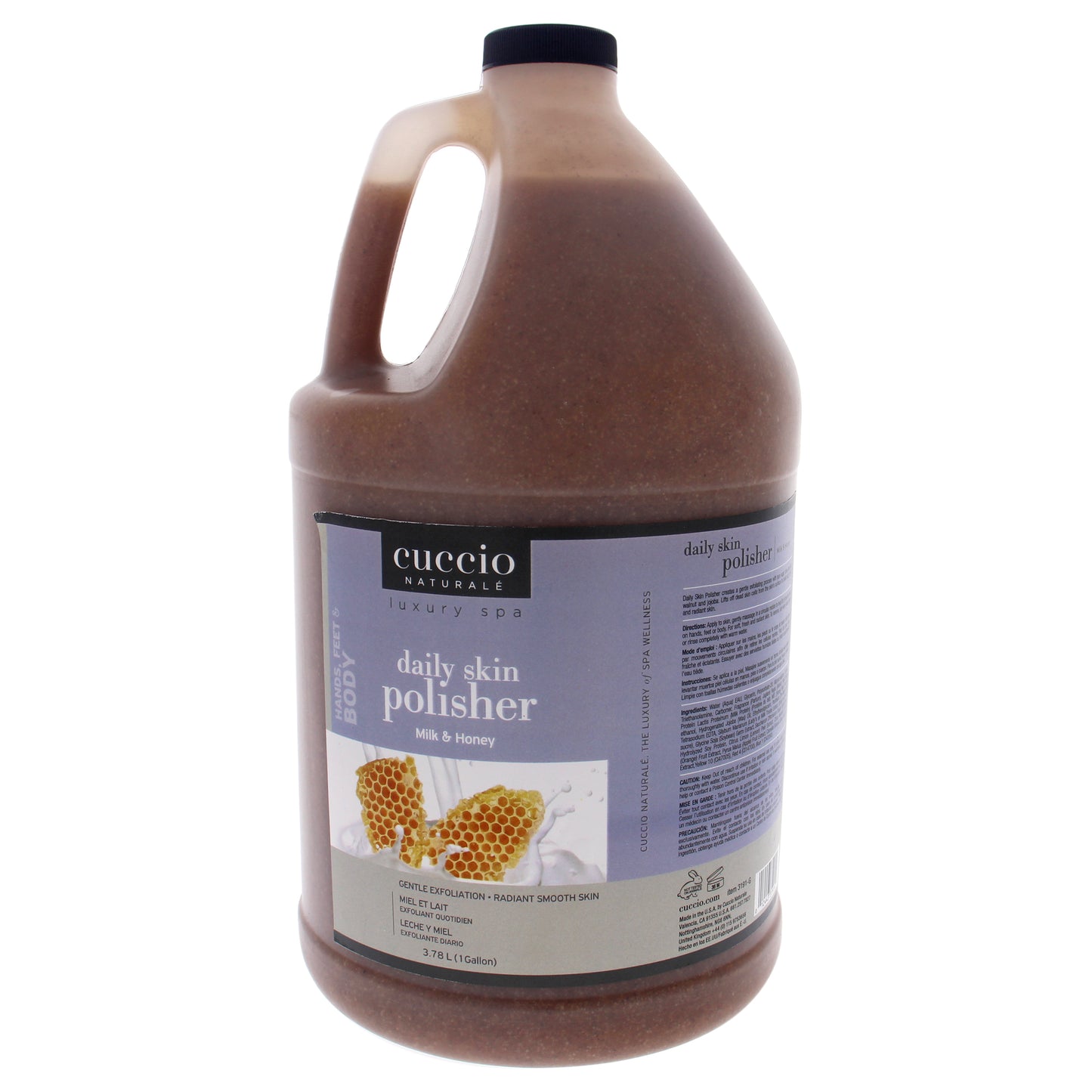 Cuccio Naturale Luxury Spa Daily Skin Polisher - Milk and Honey