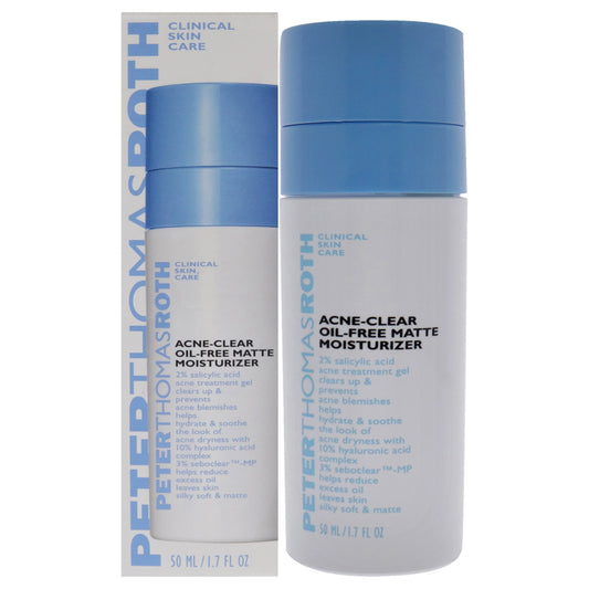 Acne-Clear Oil-Free Matte Moisturizer by Peter Thomas Roth for Unisex 1.7 oz Moisturizer