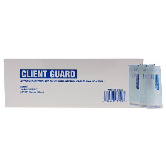 Client Guard Sterilization Pouches by Cuccio Pro for Women - 1 Pc Nail Pouch