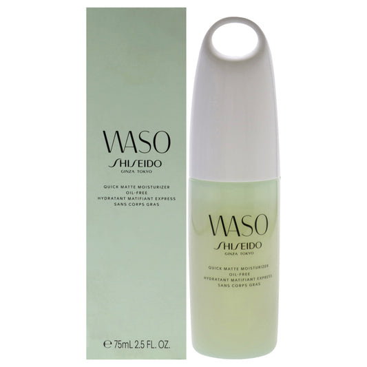 Waso Quick Matte Moisturizer Oil-Free by Shiseido for Women 2.5 oz Moisturizer