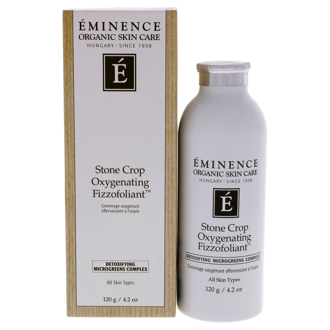 Stone Crop Oxygenating Fizzofoliant by Eminence for Unisex - 4.2 oz Exfoliator