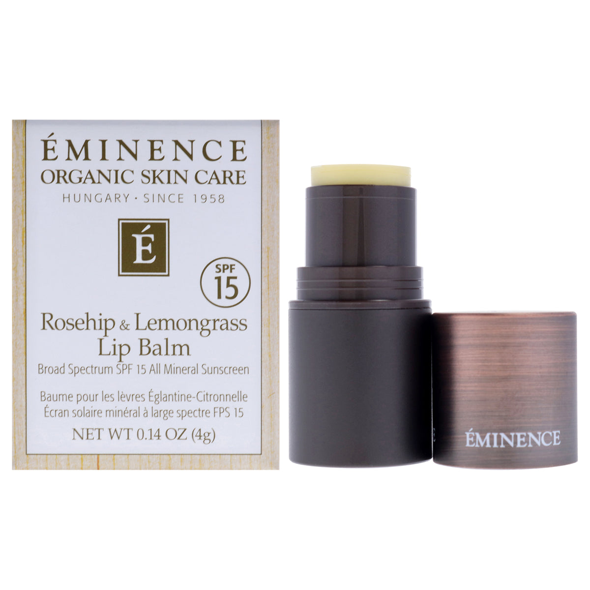 Rosehip and Lemongrass Lip Balm SPF 15