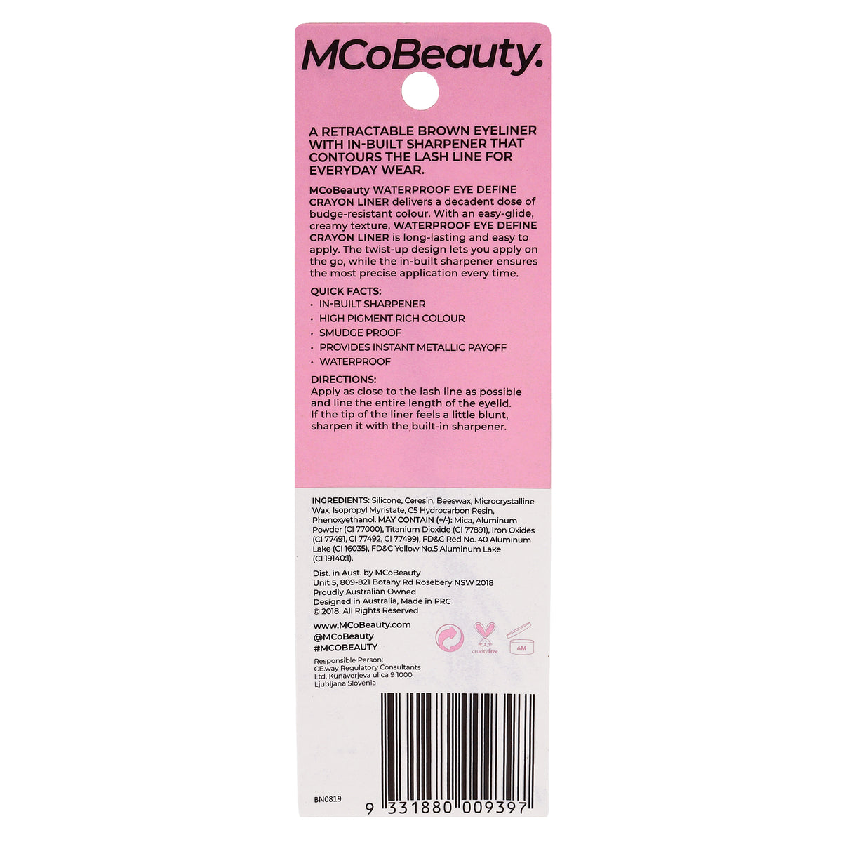 Waterproof Define Crayon Eyeliner