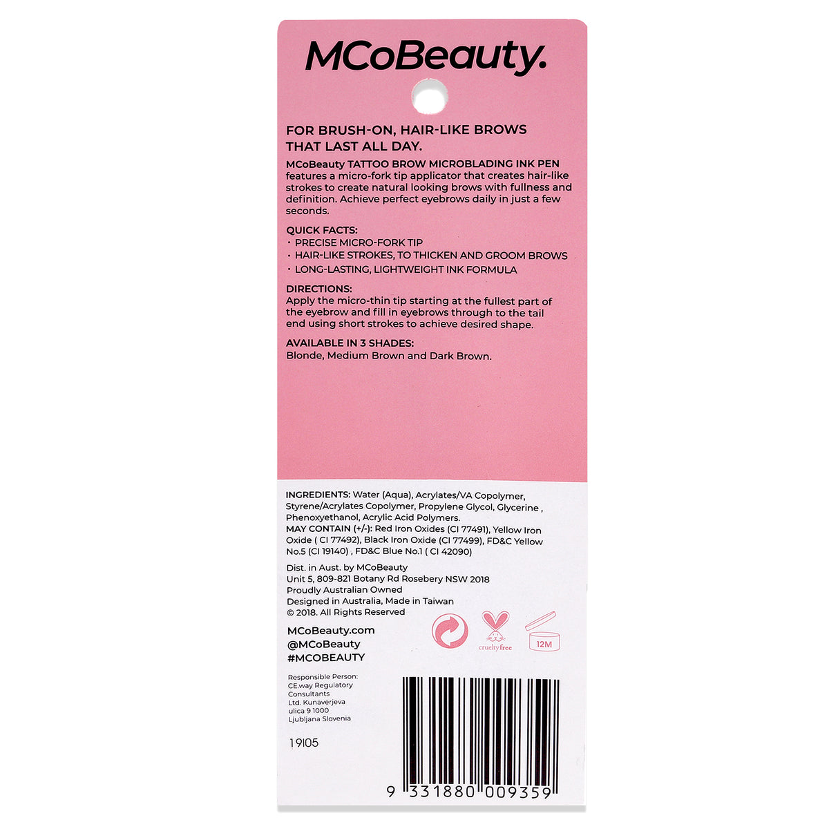 Tattoo Microblading Ink Pen Eyebrow