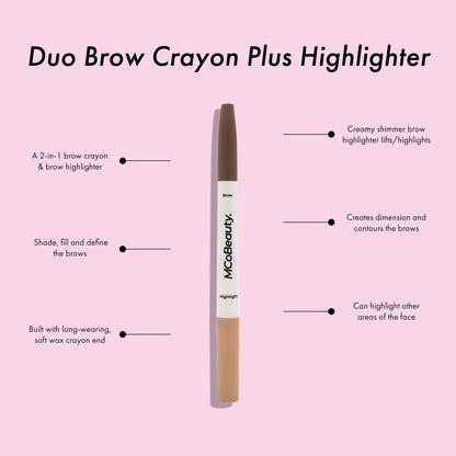 Duo Brow Crayon Plus Highlighter Eyebrow