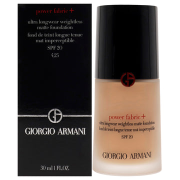 Power Fabric Longwear High Cover Foundation SPF 25 - 4.25 by Giorgio Armani for Women 1 oz Foundation