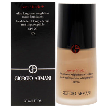 Power Fabric Plus Longwear Weightless Matte Foundation SPF 25 - 5.75 by Giorgio Armani for Women - 1 oz Foundation