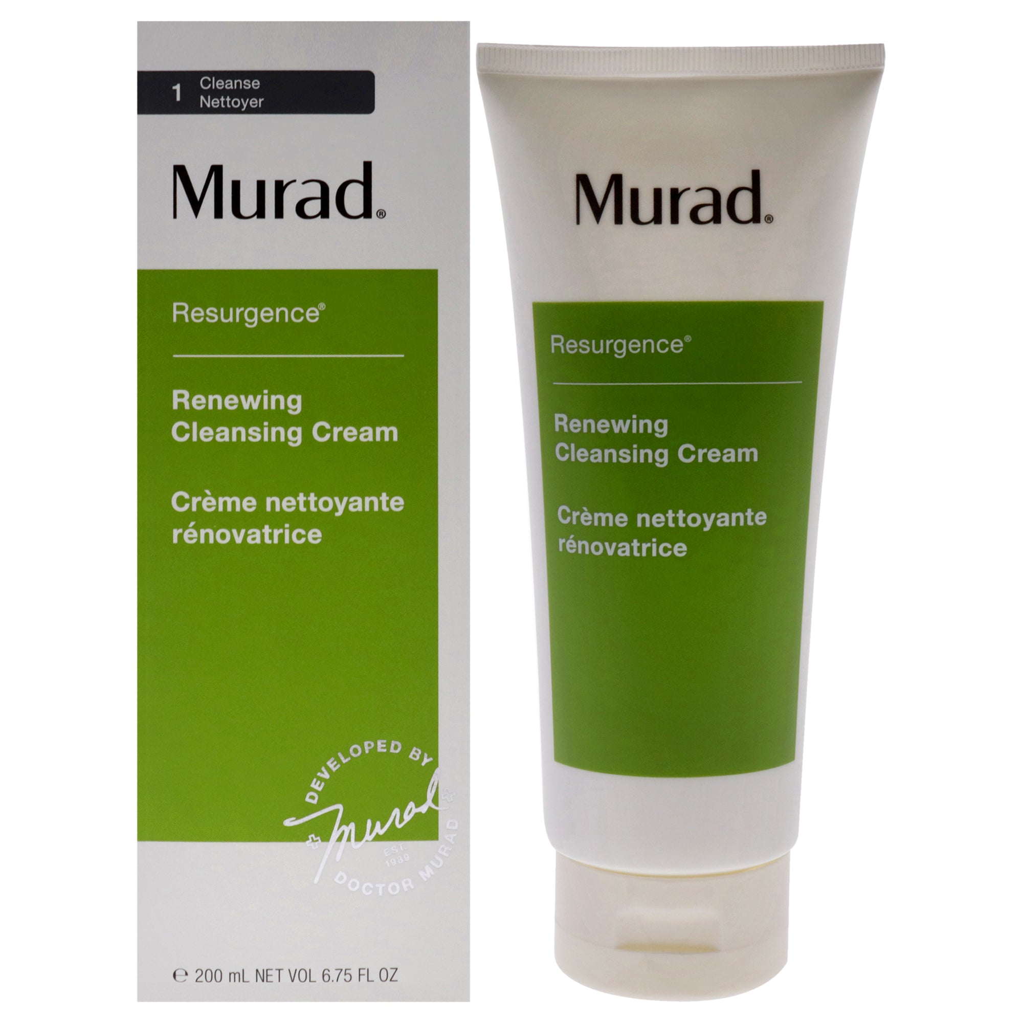 Renewing Cleansing Cream by Murad for Unisex 6.75 oz Cleanser