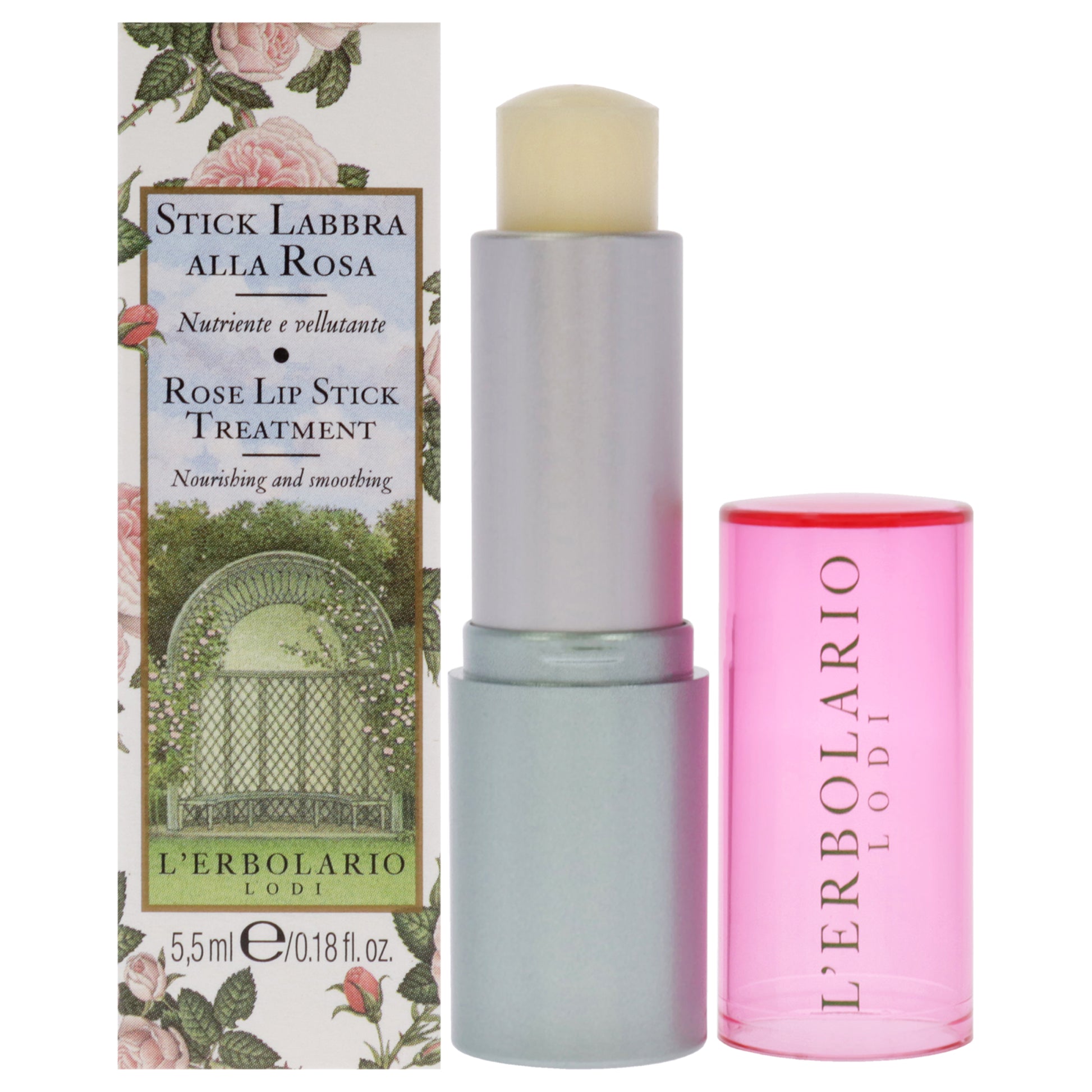 Rose Lip Stick Treatment by LErbolario for Unisex - 0.18 oz Lip Treatment