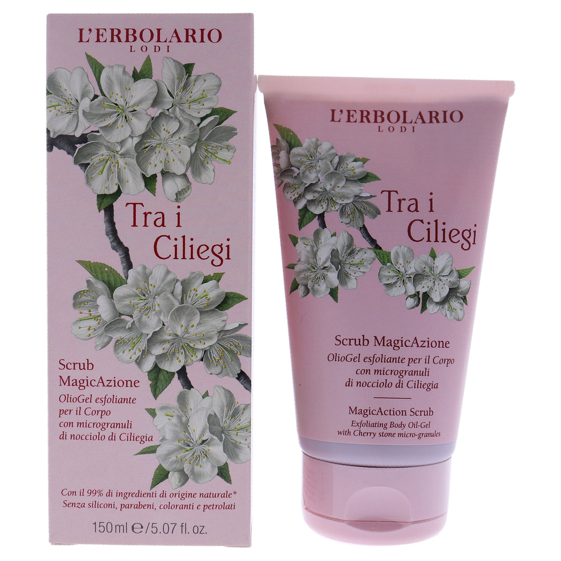 Tra I Ciliegi MagicAction Scrub by LErbolario for Unisex - 5.07 oz Scrub