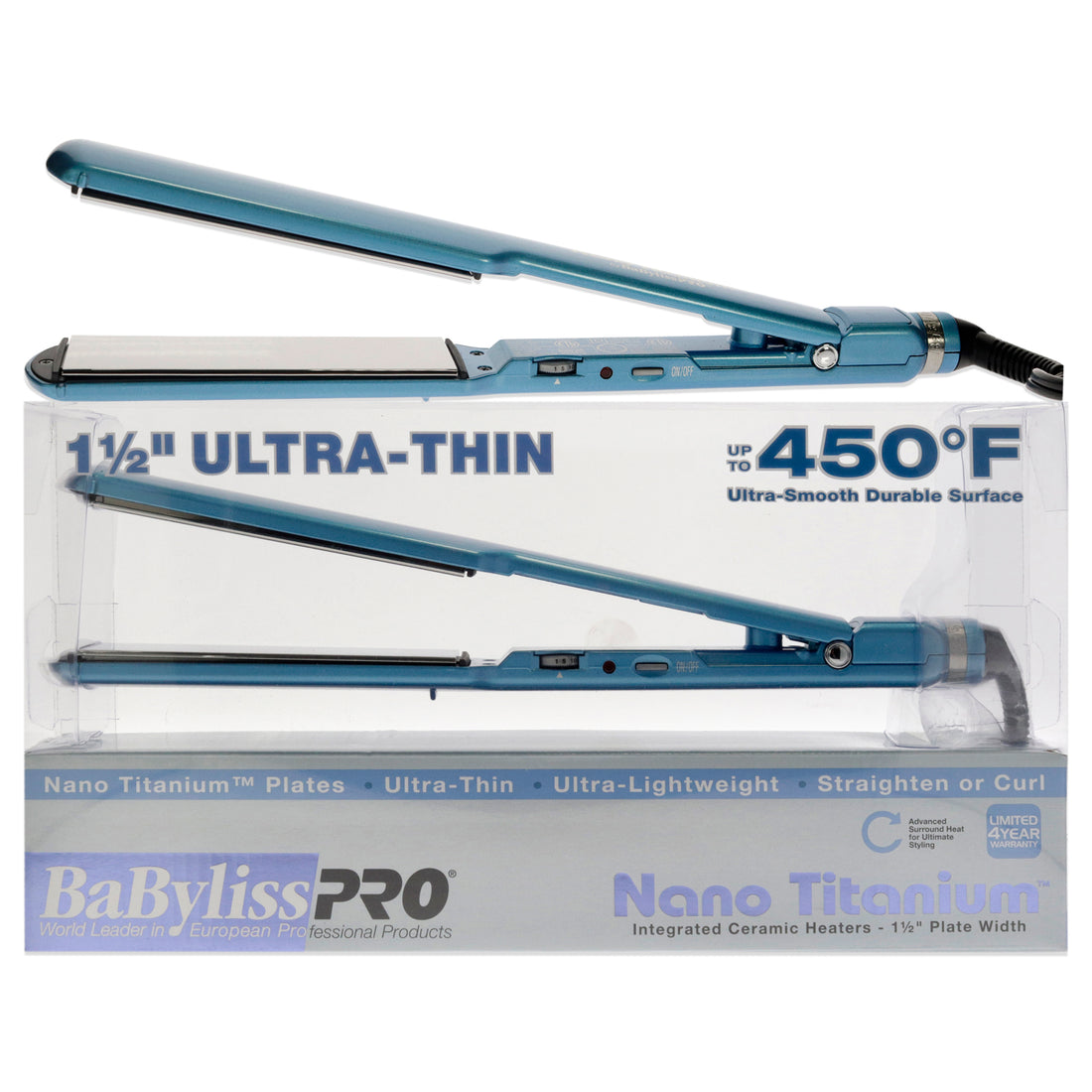 Nano Titanium Plates Ultra-Thin Straightening Iron - BABNT3073TN
