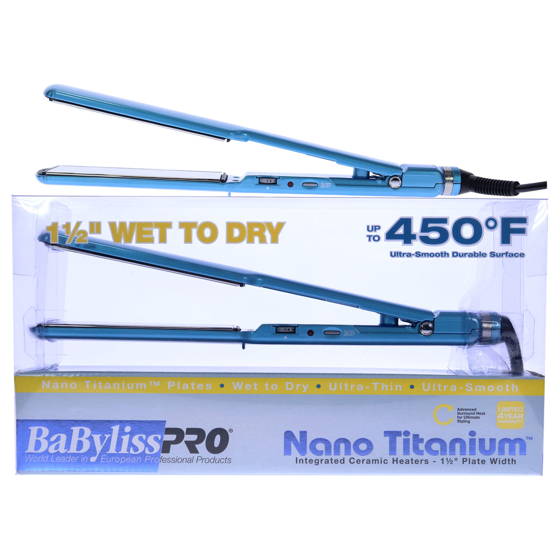 Nano Titanium Plated Wet-to-Dry Ultra-Thin Straightening Iron - BABNT5073TN