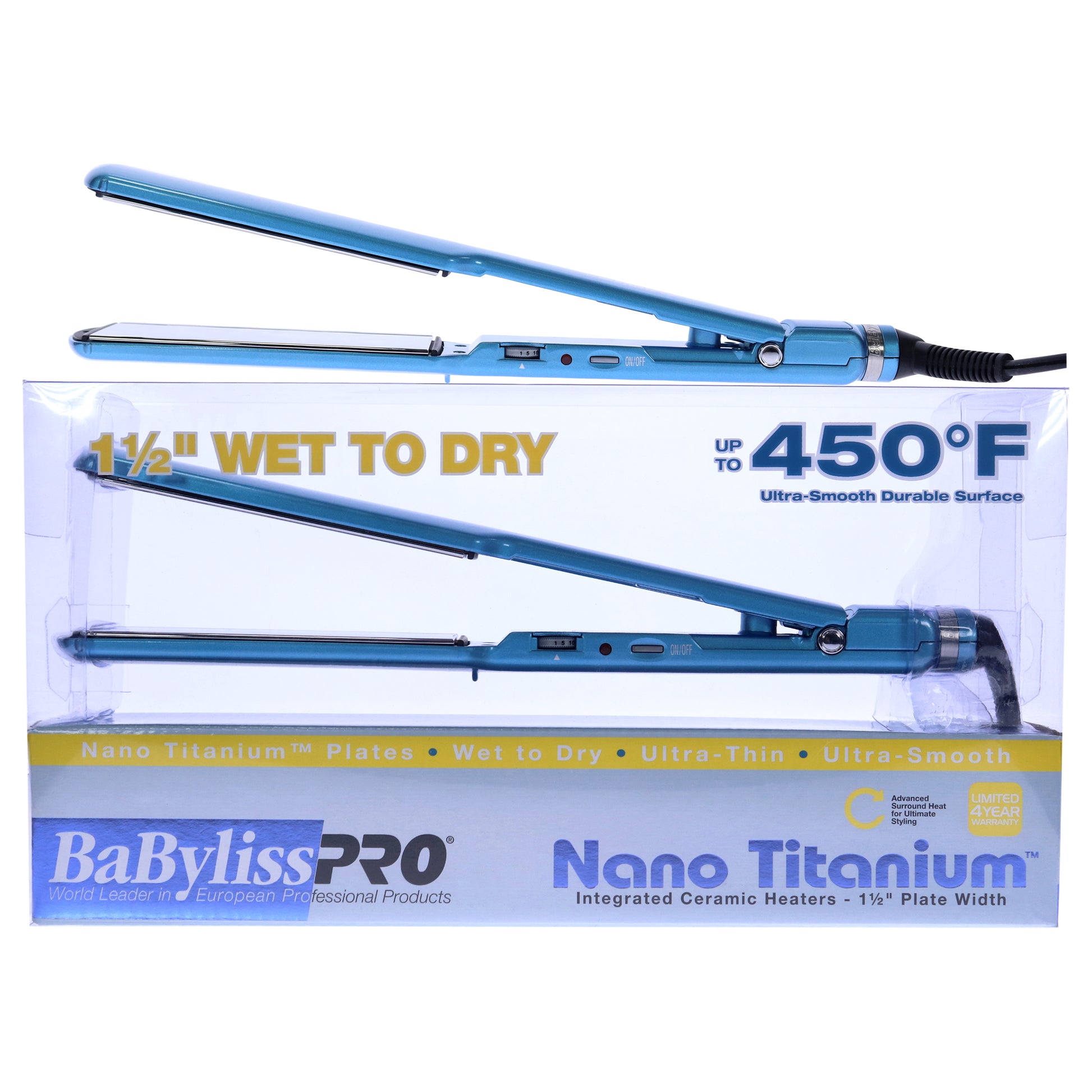 Nano Titanium Plated Wet-to-Dry Ultra-Thin Straightening Iron - BABNT5073TN