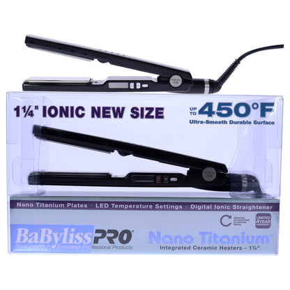 Nano Titanium Plates Straightening Iron - BABNTBK2090TN - Black