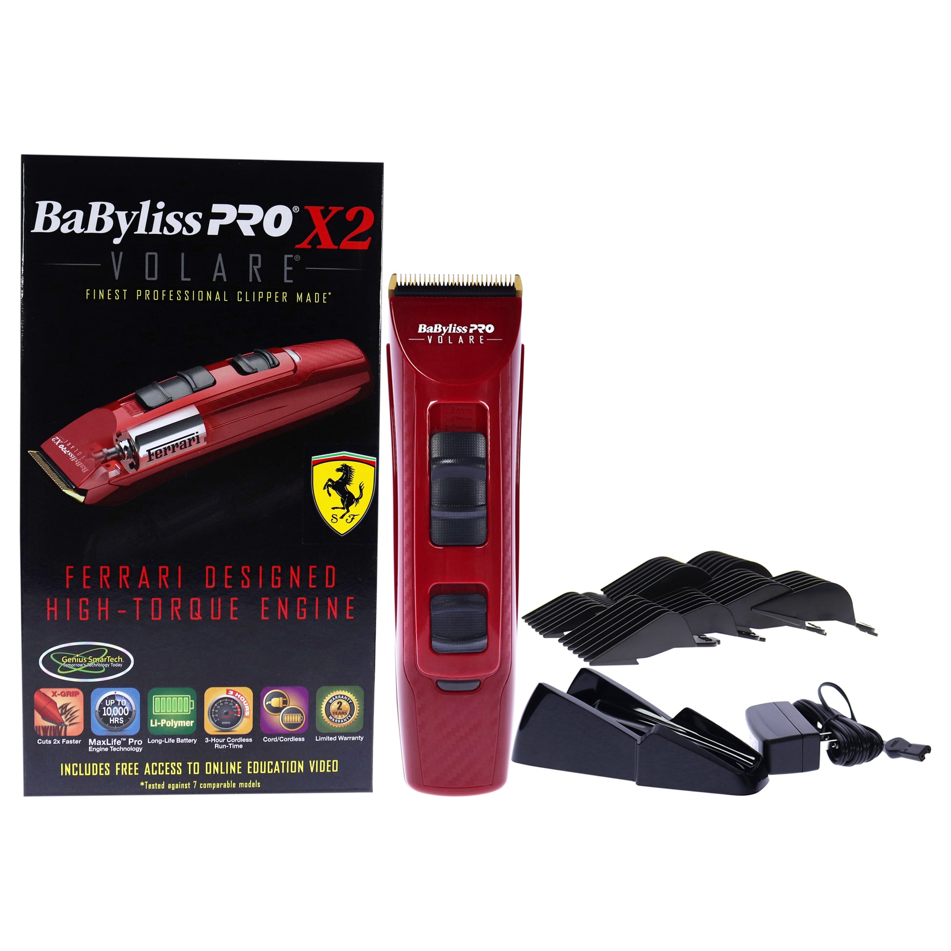 Volare X2 Ferrari Designed High-Torque Engine Red - FXF811