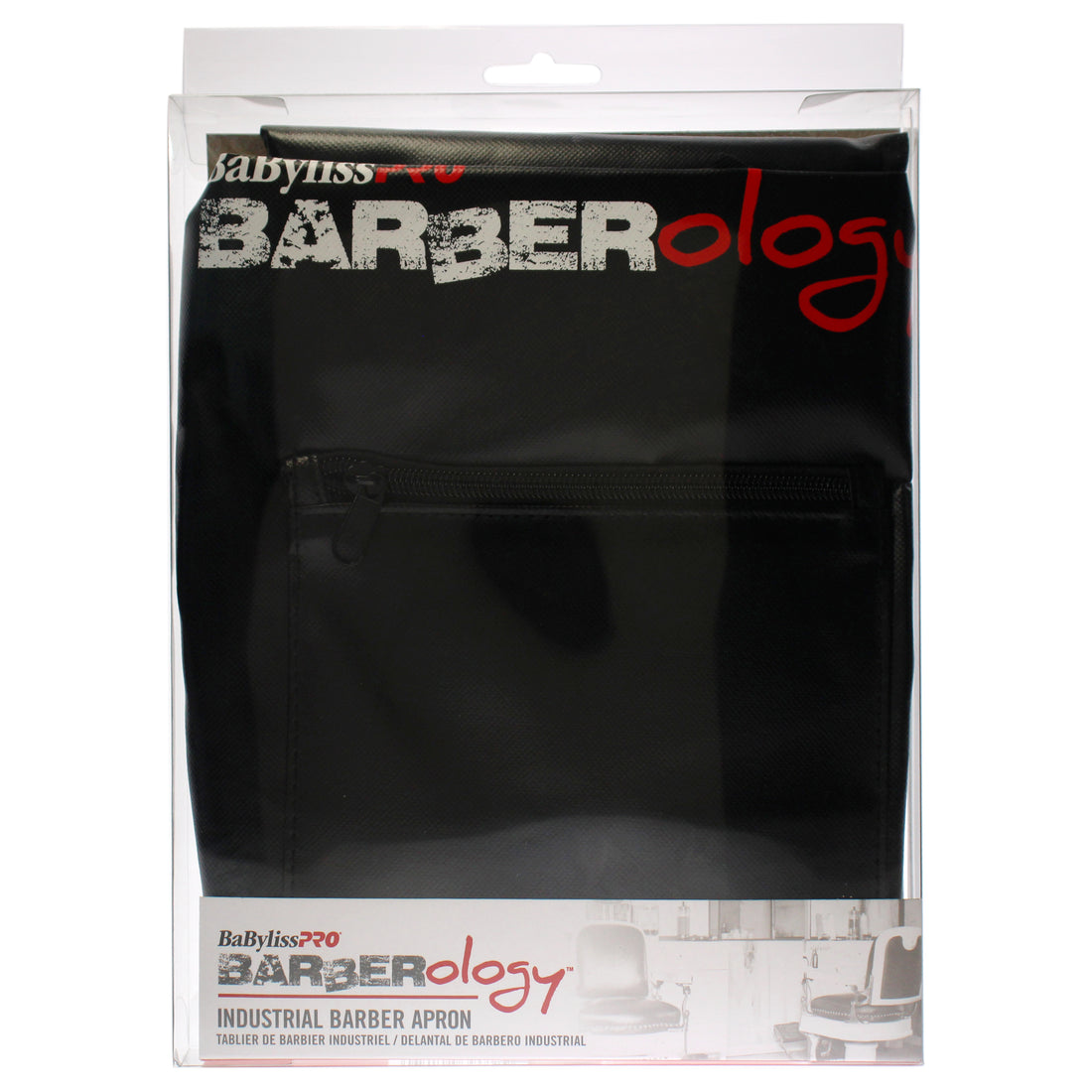 Barberology Apron Black - BBAPRO by BaBylissPRO for Unisex - 1 Pc Apron