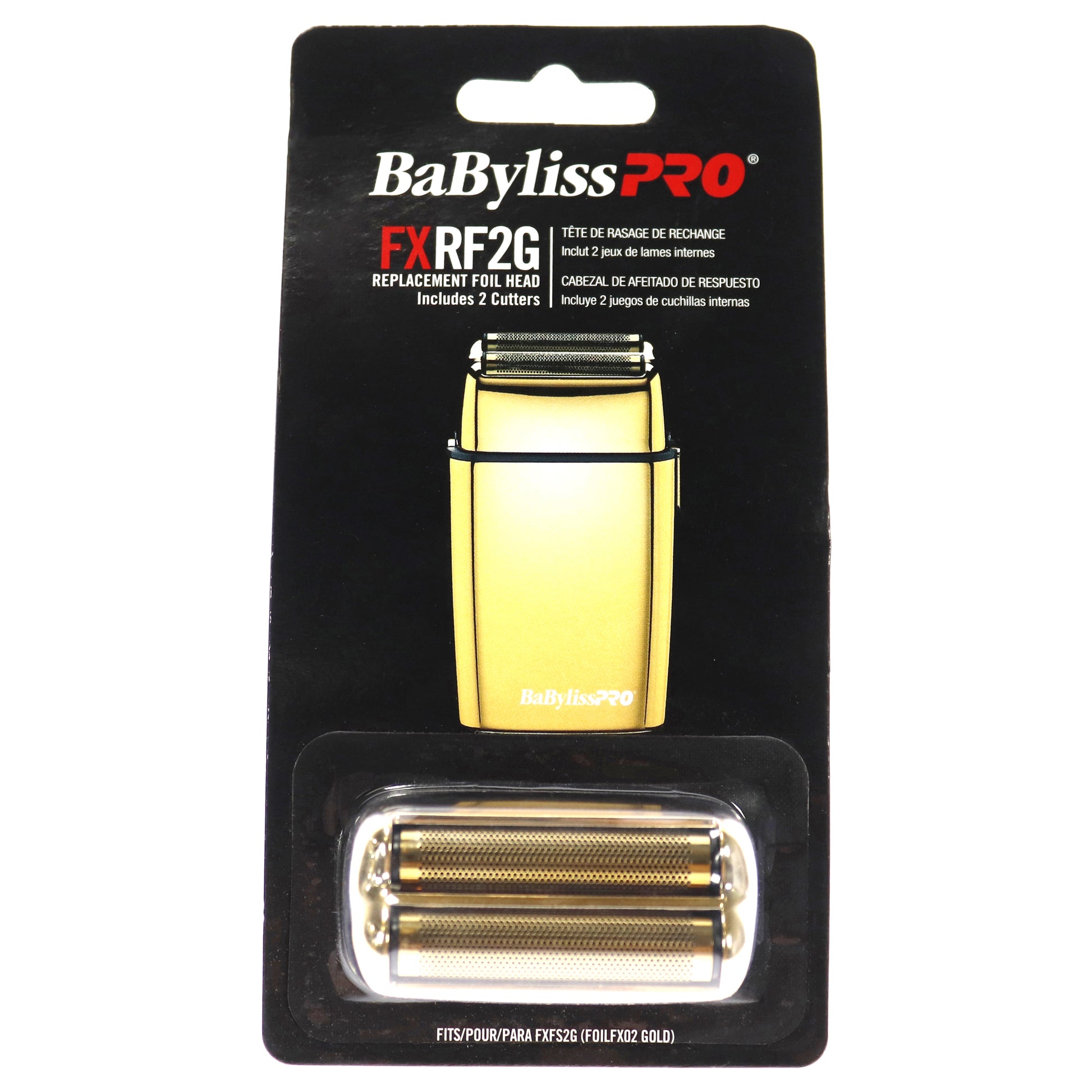 Replacement Foil Head Cutter - FXRF2G Gold by BaBylissPRO for Men - 1 Pc Shaver