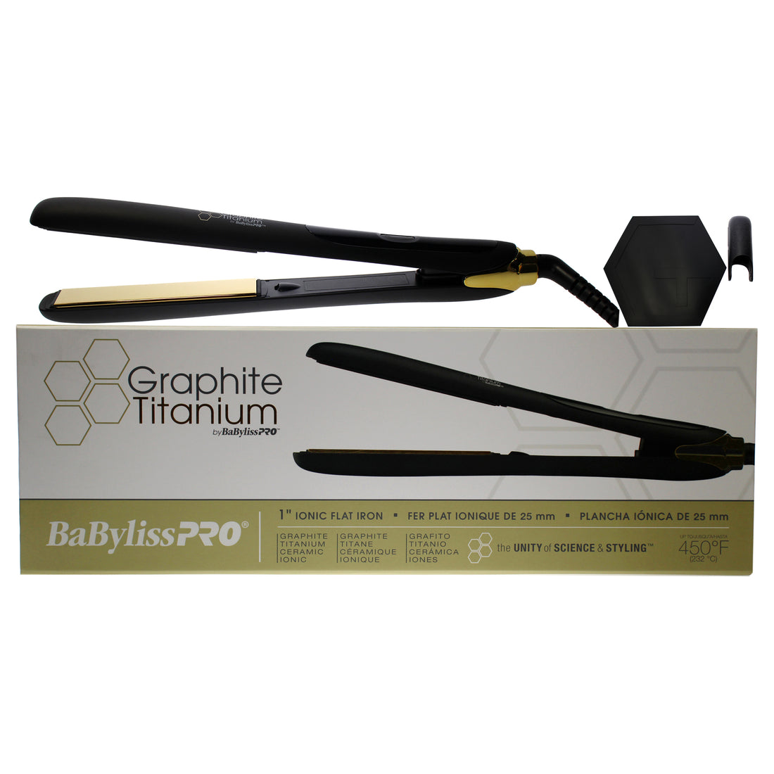 Graphite Titanium Ionic Flat Iron