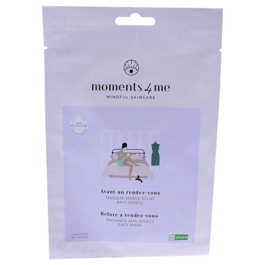 Before A Rendez-Vous Rediance Anti-Stress Face Mask by Moments 4 Me for Unisex - 1 Pc Mask