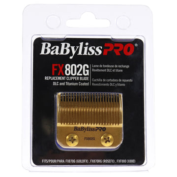 Replacement Clipper Blade DLC and Titanium Coated - FX802G by BaBylissPRO for Men - 1 Pc Blade