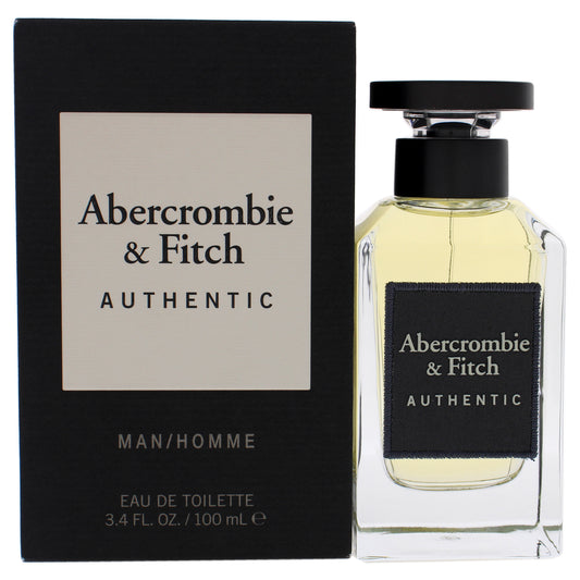 Authentic by Abercrombie and Fitch for Men - 3.4 oz EDT Spray