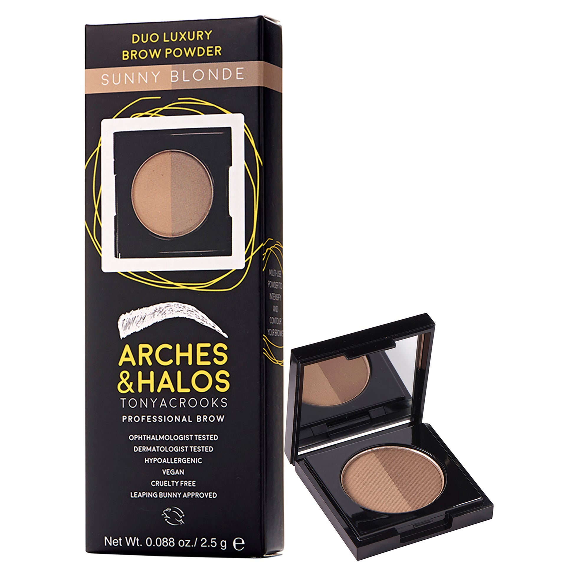 Arches and Halos Duo Luxury Brow Powder