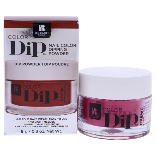 Colour Dip Nail Color Dipping Powder - Sleek and Sexy by Red Carpet for Women - 0.3 oz Nail Powder