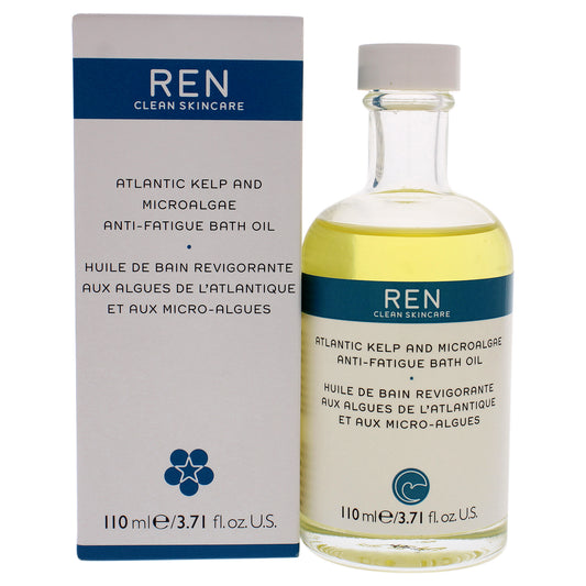 Atlantic Kelp and Microalgae Anti-Fatigue Bath Oil by REN for Unisex 3.7 oz Oil