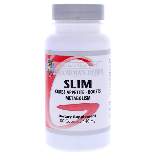 Slim Capsules by Grandmas Herbs for Unisex - 100 Count Dietary Supplement