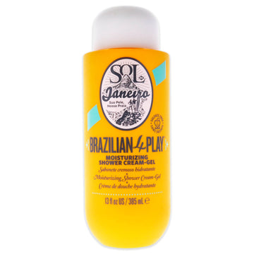 Brazilian 4 Play Moisturizing Shower Cream Gel by Sol de Janeiro for Unisex 13 oz Shower Gel