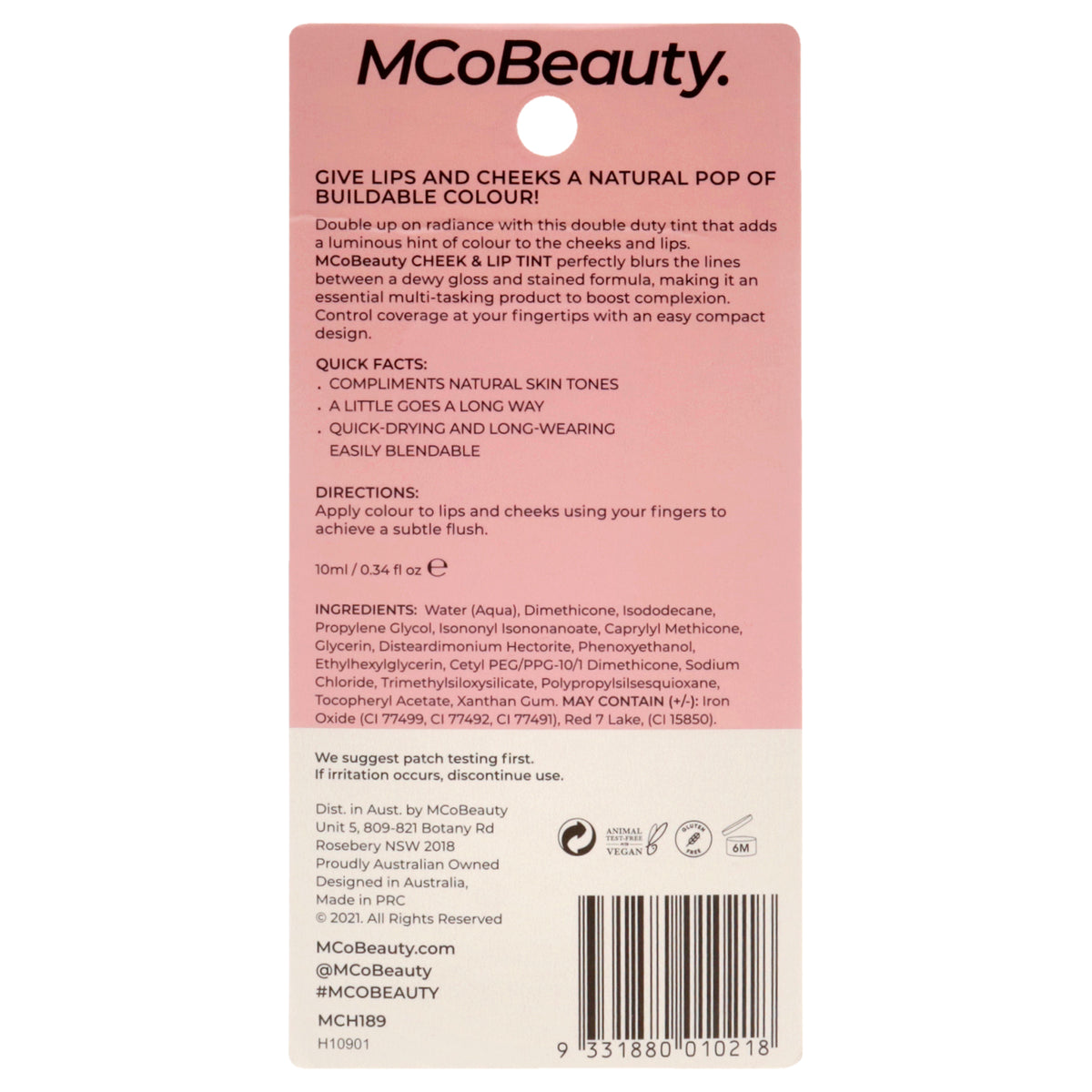 Cheek and Lip Tint Makeup