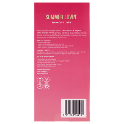 Summer Lovin Sponge and Case Limited Edition