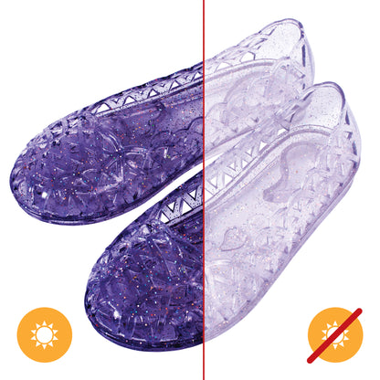 DelSol Heart Sole Girl Jellies Shoes