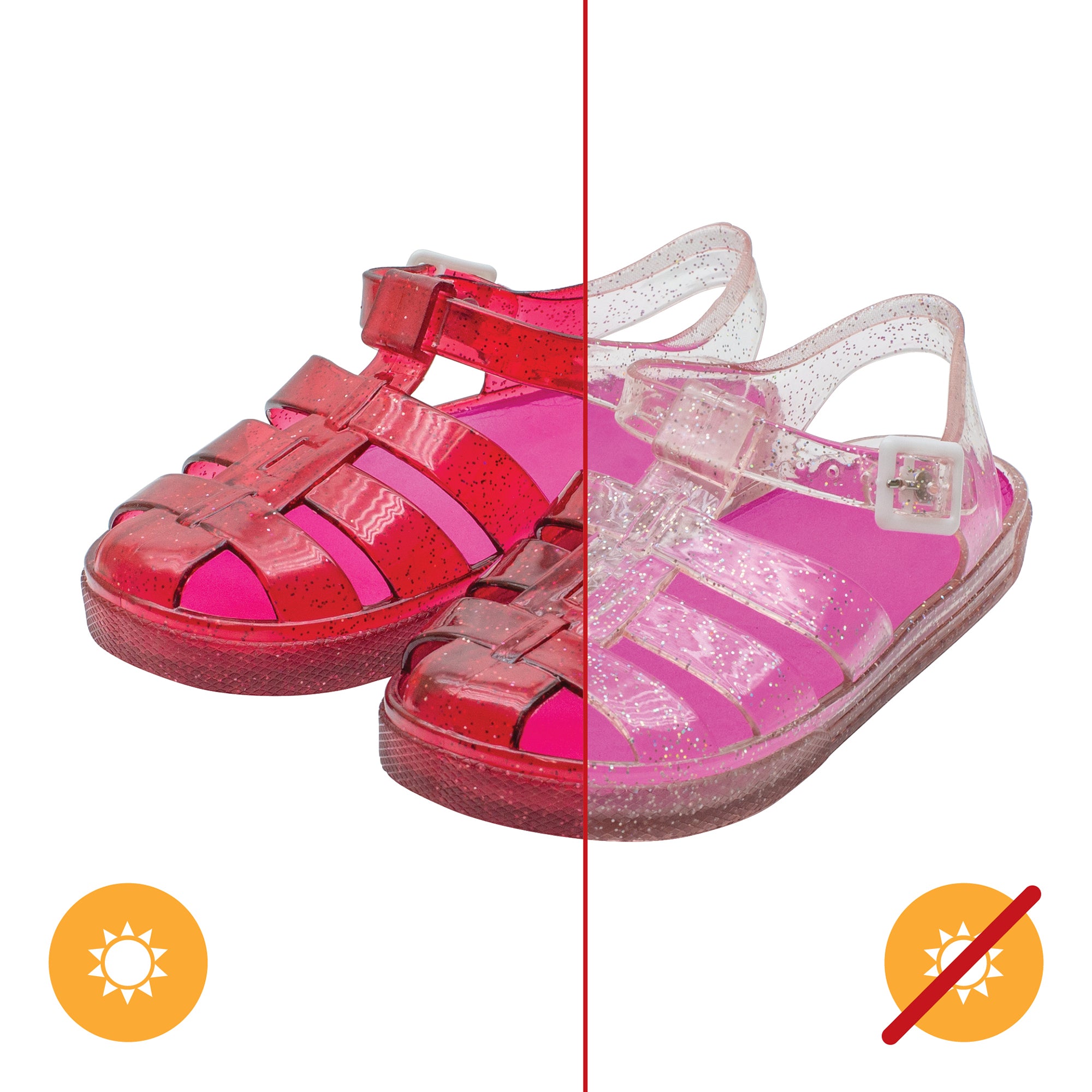 Gladiator Girl Jellies Sandal - 3 Pink by DelSol for Kids - 1 Pair Sandals