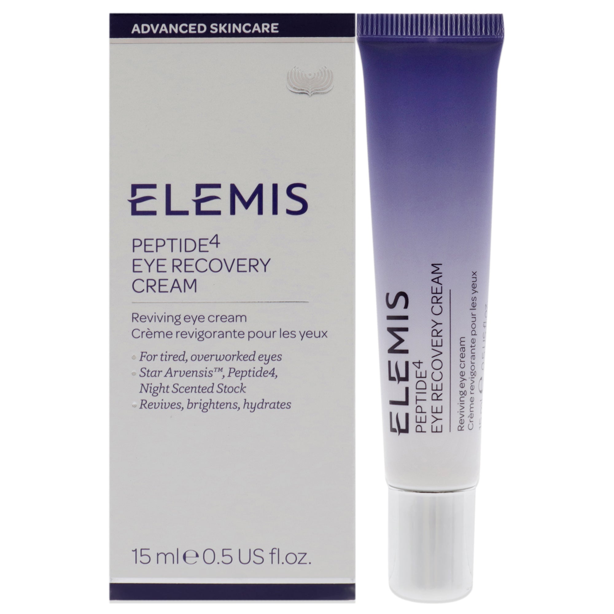 Peptide4 Eye Recovery Cream by Elemis for Unisex 0.5 oz Cream