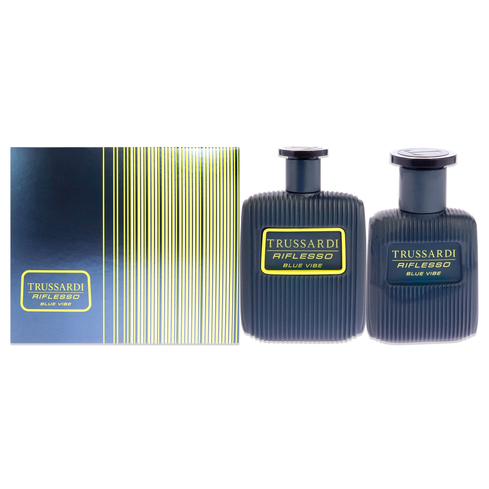 Riflesso Blue Vibe by Trussardi for Men 2 Pc Gift Set 3.4 oz EDT Spray, 1oz EDT Spray