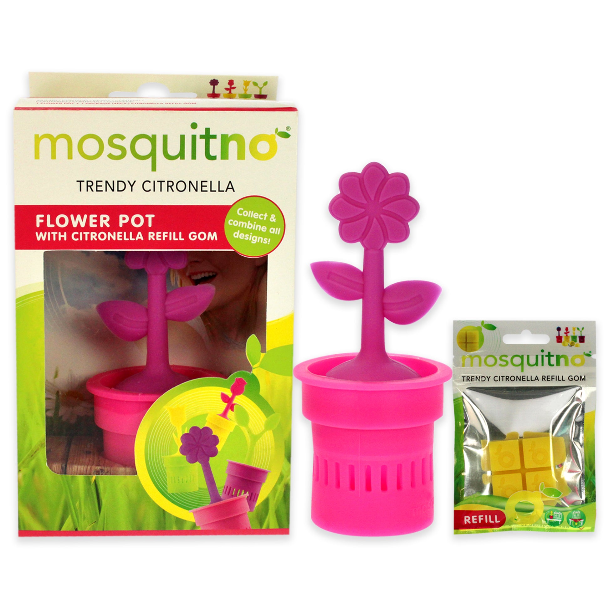 Insect Repellent Flower Pot - Citronella