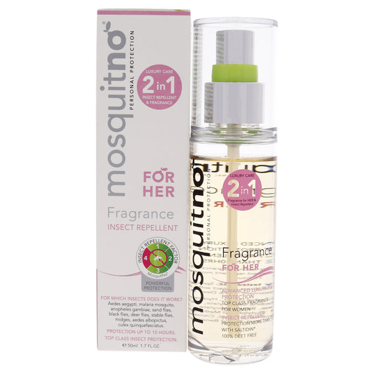 Mosquitno Fragrance Her by Mosquitno for Women 1.7 oz Body Spray