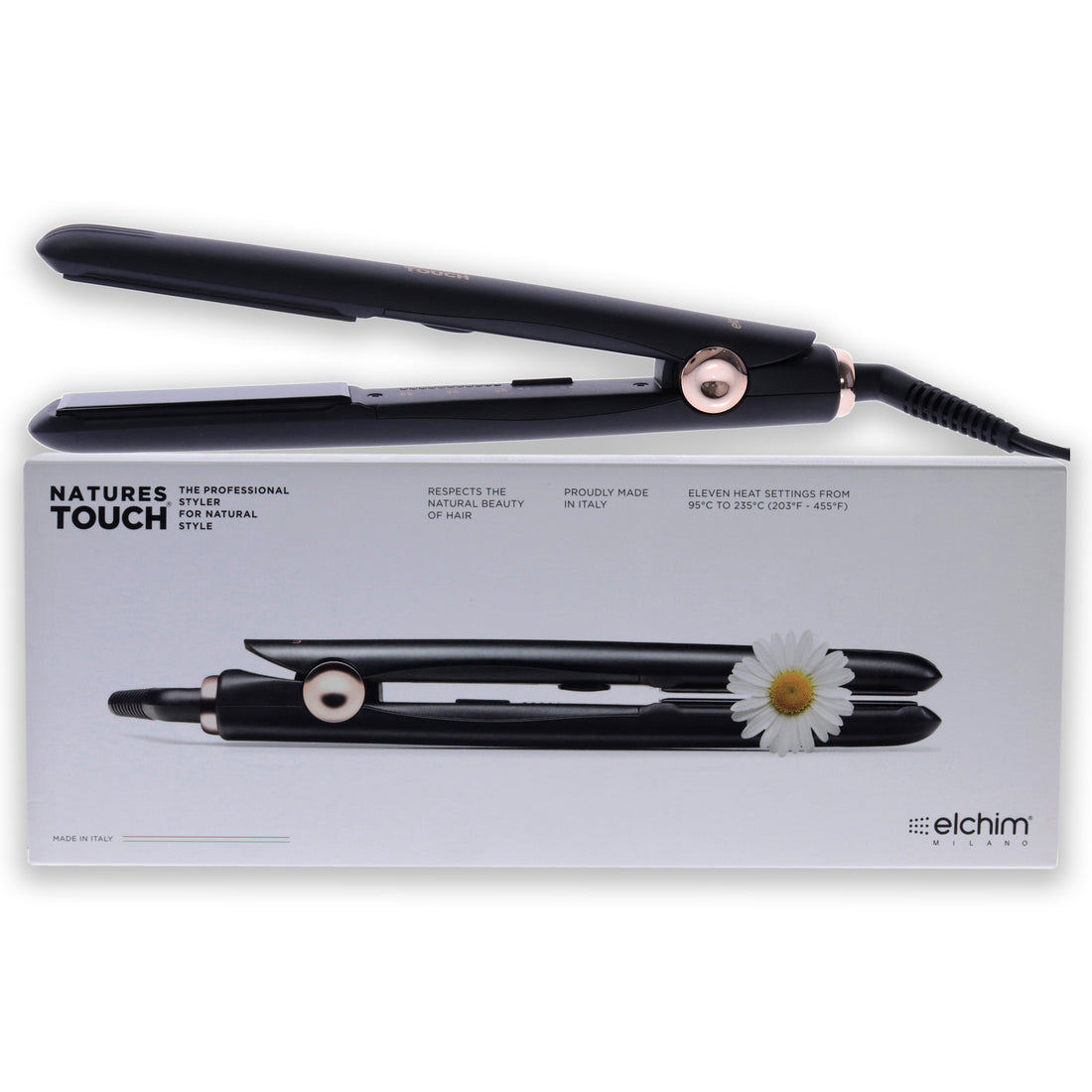 Natures Touch Flat Iron - 39 EL Black